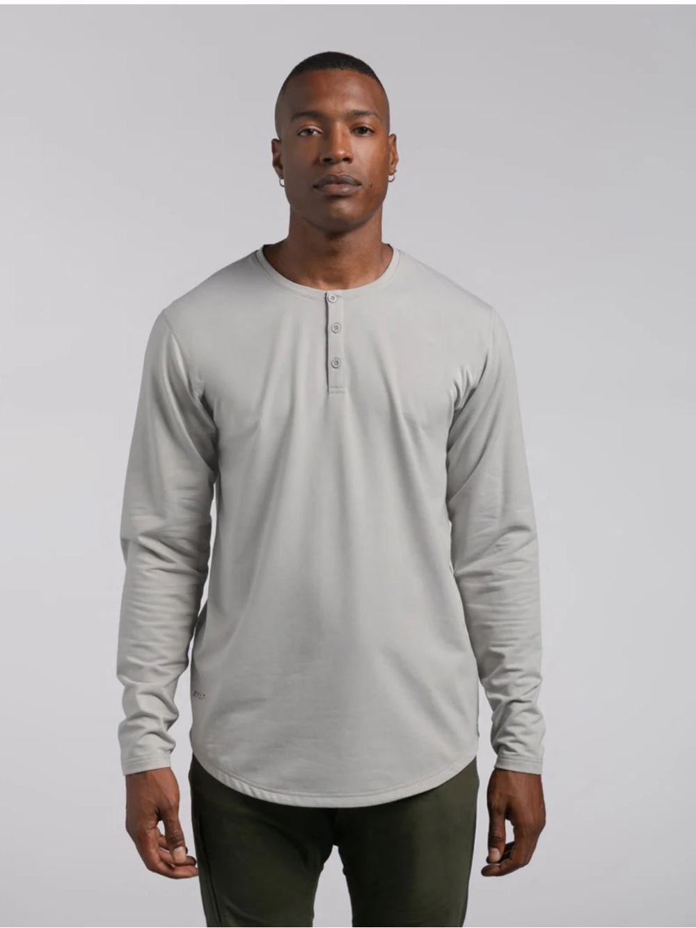 BYLT Henley Drop-Cut Long Sleeve: BYLT Signature